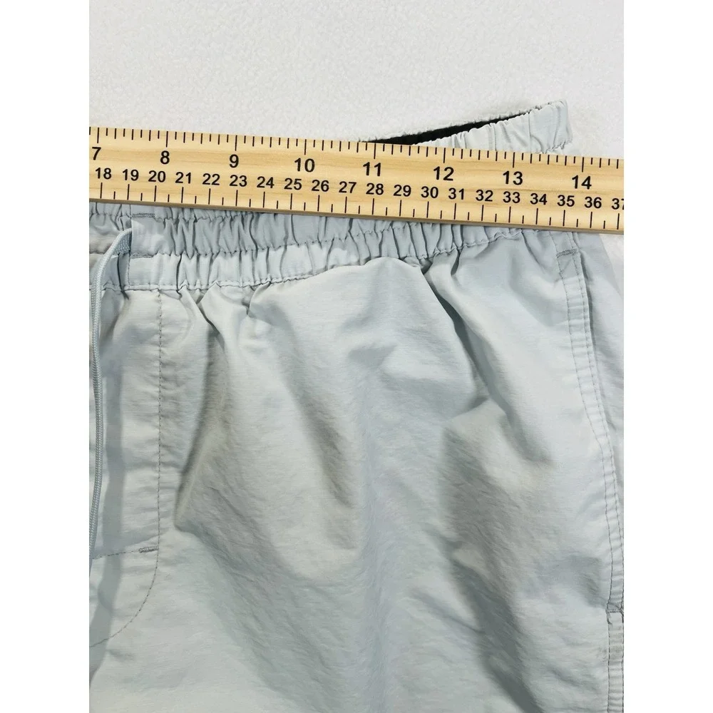 Vans Primary Volley Shorts Mens M Gray Elastic Waist Skate FLAWED DRAWSTRING
